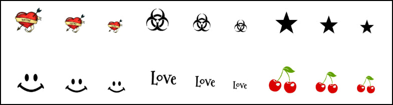 Temporary Tattooth: Tooth Tattoo 6 Packs