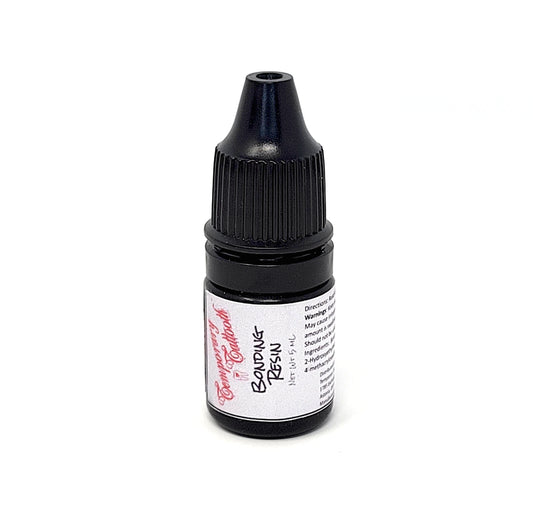 Temporary Tattooth Bonding Resin 5mL quanitity.  This resin can be used to apply temporary tooth tattoos.  It can also be used to apply Temporary Tattooth Colorants.