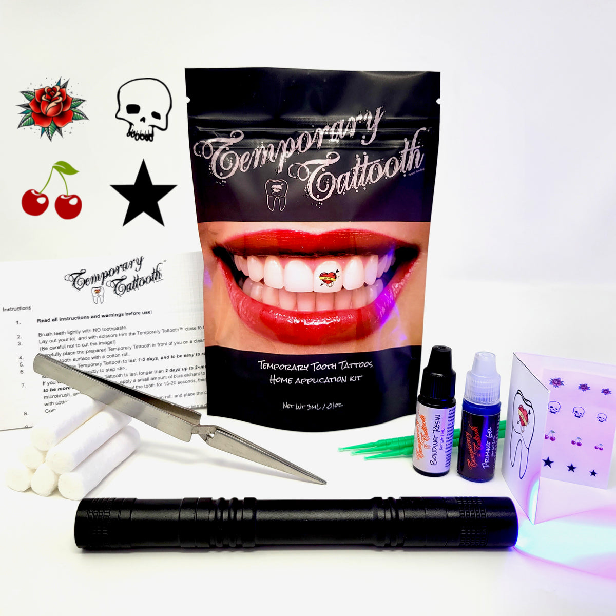 Temporary Tattooth MAX Home Application Kit